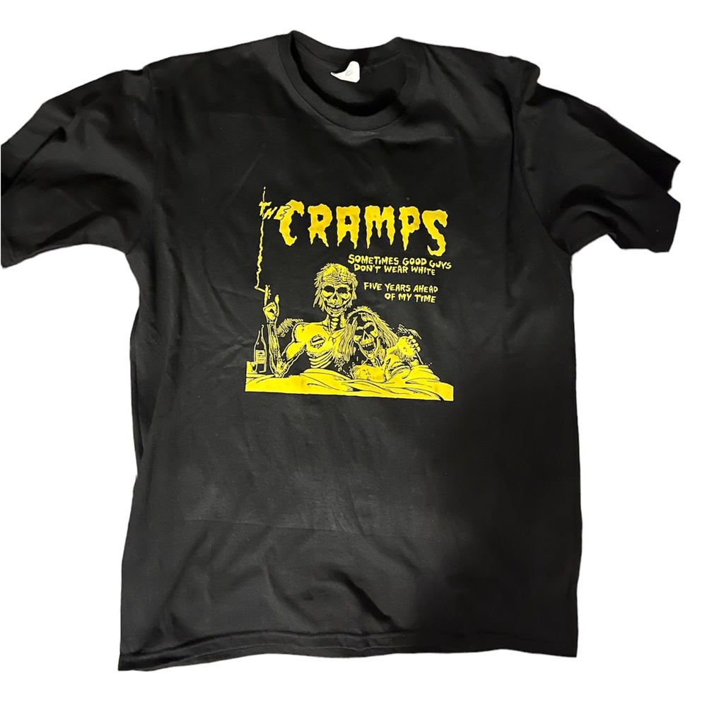 THE CRAMPS “Sometimes Good Guys Don't Wear White, Five Years” shirt LRG